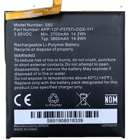 Baterai OEM 3800mAh untuk CAT S60 APP-12F-F57571-CGX-111