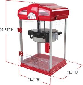 Nouvelle conception PM-2017, meilleure machine à popcorn automatique pour la maison, possibilité d'ajouter de l'huile ou du sucre - Product Image 3