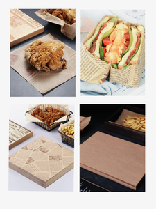 Papier d'emballage alimentaire imperméable et résistant à la graisse de 35 à 50 g pour poulet - Product Image 3