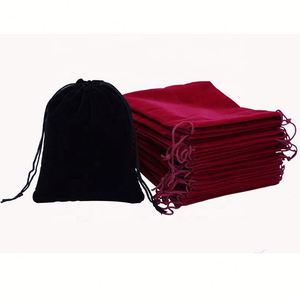 Sacs à cordon personnalisés en velours pour bijoux, trésors, cadeaux, bonbons, emballages, chaussures de voyage et vêtements - Product Image 4