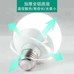 Led <b>Dragon</b> Ball Bulb G80 G60 G95 G125 E27 E14 Acrylic Lampshade Warm White <b>Light</b> Hotel Lighting Energy Saving - Product Image 4