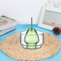 Support d'encens en verre résistant à la chaleur personnalisé en gros pour la décoration intérieure