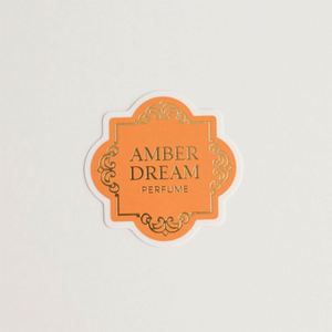 Étiquette personnalisée en rouleau pour cosmétiques et shampoings, en feuille d'or écologique, autocollant transparent brillant pour bouteille de parfum, autocollant en vinyle imperméable pour dentifrice - Product Image 4