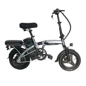 D1 14 Inch Foldable Mountain Electric <b>Bicycle</b> Fat Tire 48V Ebike with Aluminum Alloy <b>Frame</b> for Children - Product Image 4