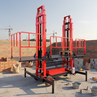 Nouvelle table élévatrice mobile électrique en acier allié 6m/8m, capacité 1000kg, empattement 2030mm, vitesse de levage 20/17 sec, inclinable jusqu'à 0,25 m au sol