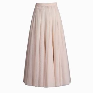 <span class=keywords><strong>Jupe</strong></span> longue plissée en <span class=keywords><strong>tulle</strong></span> d'été pour femmes <span class=keywords><strong>Jupe</strong></span> décontractée à taille élastique pour filles coréennes Doublure à gros ourlet - Product Image 6