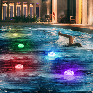 Dưới Nước Ip68 Không Thấm Nước Pin Hút Cup Hồ Bơi Ánh Sáng Led Dưới Nước Chìm Đèn Led Với Điều Khiển Từ Xa - Product Image 6