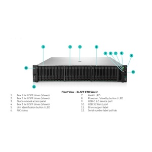 DL380 Gen12 Intel Xeon 6 Scalable DDR5 Smart Memory 6400 MT/s 20 SFF NVMe 24 SFF SAS - Product Image 2