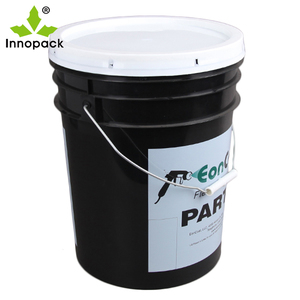 Seau de peinture en plastique à motif rond de 5 gallons de haute qualité seau/baril de capacité de 20L pour produits chimiques eau essence nourriture - Product Image 3