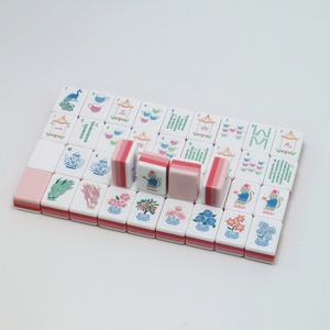 Juego de Mahjong Americano Personalizado de 4 Capas, Fichas de Acrílico, 160 Cartas, Ecológico, Moderno, Lujoso y Elegante para Adultos, Póker - Product Image 3