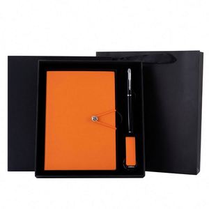 Wholesale Promotion Leather Notebook Gift Set Business Diary With USB Drive Pen Leather Notebook A5 Refillable <b>Journal</b> Gift Set - Product Image 5