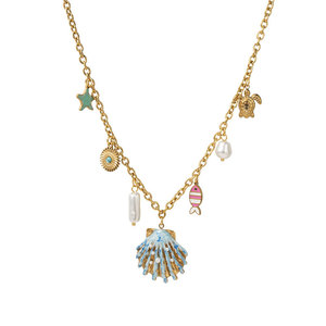 สร้อยคอจี้แฟชั่นสไตล์ฮาวายสำหรับผู้หญิงทำจากสเตนเลส316L เครื่องประดับ14K 18K - Product Image 6