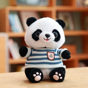 Vente chaude <span class=keywords><strong>Panda</strong></span> Ours En Peluche Animal Portant Des Vêtements <span class=keywords><strong>Panda</strong></span> En Peluche Jouet Mignon Animal En Peluche Jouets - Product Image 6