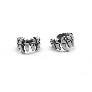 Yunnique – boucles d'oreilles en forme de dents de loup, en acier titane, bijoux à la mode pour hommes et femmes, accessoires - Product Image 3