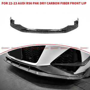 Nuevo Modelo de Difusor Delantero de Fibra de Carbono Seca para Automóviles, Estilo PAK, para Parachoques de Audi RS6 - Product Image 4
