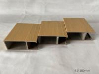 Columna de tubo cuadrado hueco para decoración interior, listón de madera para pared, madera de grano, tubo de madera para techo, alta calidad, Wpc