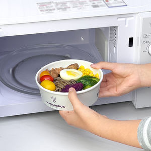 Envases de Papel Biodegradables para Alimentos para Llevar, Tazones para Ensalada de 500 ml a 1500 ml, Tazón Redondo Desechable de Kraft para Envasado de Alimentos - Product Image 2