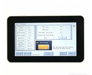 Contrôleur de température PID PLC HMI pour four industriel Teshow MF70HYC-669 avec écran tactile et télécommande avec minuterie - Product Image 5