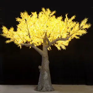Lampe commerciale changement de couleur rvb extérieur grandes lumières de cerisier artificielles 5m 8m arbre de noël led géant