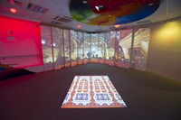 Projection murale et de sol en 3D pour KTV/Club, projection immersive en 3D