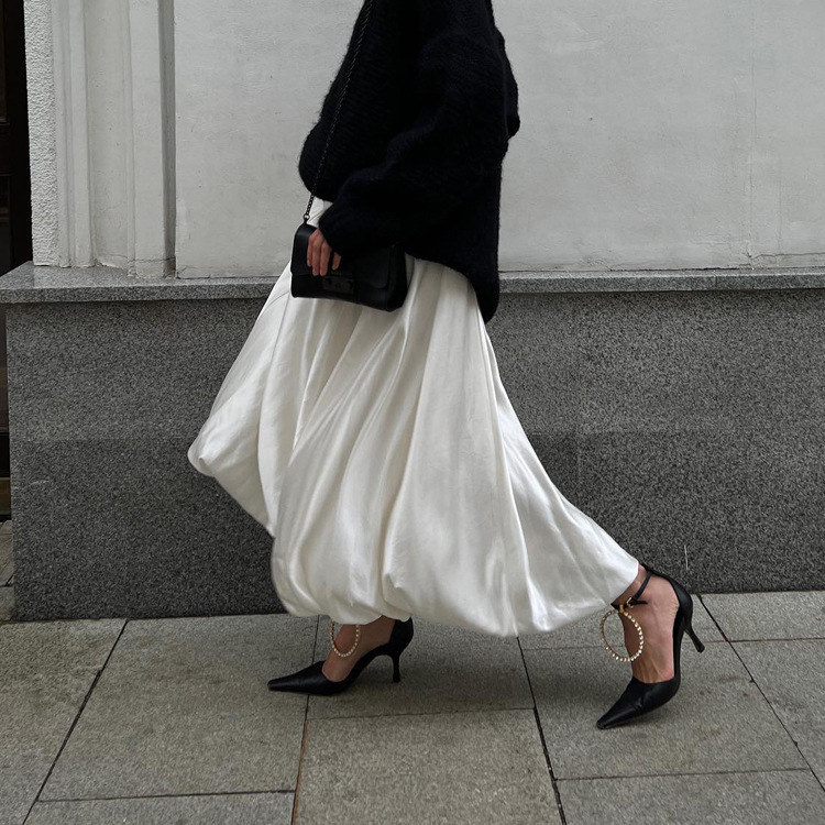 2025-High-Waist-Balloon-Midi-