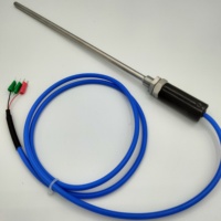 Sonda de Temperatura Manual personalizable KLZD KZW/, puntas duales para una medición precisa del suelo y los alimentos