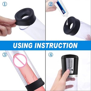 Có thể sạc lại tự động chân không cao dương vật masturbator mở rộng mở rộng áp suất không khí thiết bị cho mạnh mẽ hơn cương cứng lớn hơn - Product Image 4