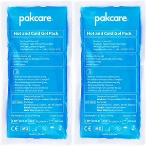 factory custom reusable small or large flexible hot cold compress therapy gel ice pack for Injuries