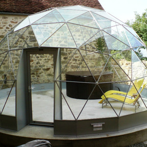 Tentes de salon commercial Camping Geo Dome Home Big Geodesic Dome Tentes Glamping Garden Glass Pvc Igloo Dome House à <span class=keywords><strong>vendre</strong></span> - Product Image 6