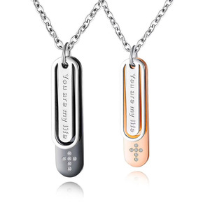 Venta al por mayor regalo <span class=keywords><strong>de</strong></span> <span class=keywords><strong>cumpleaños</strong></span> para <span class=keywords><strong>mi</strong></span> <span class=keywords><strong>amor</strong></span> collar <span class=keywords><strong>de</strong></span> perro <span class=keywords><strong>de</strong></span> acero inoxidable, eres <span class=keywords><strong>mi</strong></span> <span class=keywords><strong>vida</strong></span> - Product Image 1