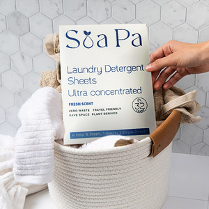 ODM-Lámina Biodegradable para lavar ropa, tiras de detergente para lavandería, respetuosas con el medio ambiente, OEM, 6 uds. - Product Image 3