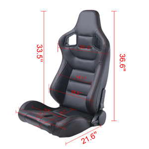 JBR1041 seggiolino auto da corsa con secchiello sportivo con logo personalizzato regolabile - Product Image 5