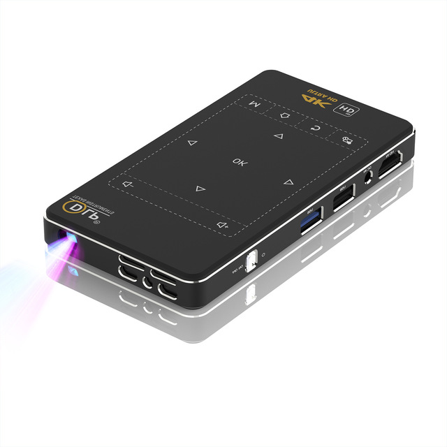 Top Selling Mini DLP Android Smart Wifi 3D Portable Outdoor 4K Mini Pocket Home Theater Education Projector for Teaching