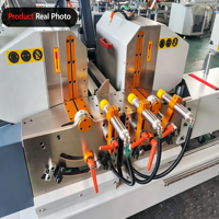 Machine de découpe CNC double extrémité pour aluminium et UPVC avec contrôle servo à 45/90 degrés pour profilés de fenêtres et de portes