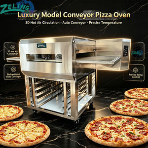 <span class=keywords><strong>Horno</strong></span> de Pizza Comercial con Cinta Transportadora, de 12-18 Pulgadas, Calentamiento <span class=keywords><strong>El</strong></span>éctrico o a Gas, 0.1-10kw, con Control Digital para Pizzería - Product Image 1