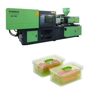 SUNBUN 160 Ton Servo Injection Molding Machine Factory Price Horizontal Style Making Plastic Food Containers-PET PP ABS EPS PA