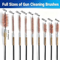 Brosse de nettoyage de canon en cuivre calibre 20, outil d'entretien de fusil, accessoire de chasse et de tir à poils en laiton