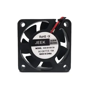 JEEK 40x40x10mm dc soğutma fanı 40mm mini fan 5v 12v 24v dc mini düşük güç tüketimi soğutma fanı