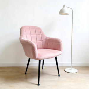 Chaises de salle à manger au design scandinave contemporain, meubles de salle à manger, sillas, pieds en fer, revêtement en velours, chaises haut de gamme pour hôtel - Product Image 1