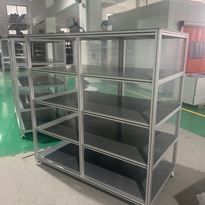 Aluminum Profile Workbench Customized Assembly Line Manual Workshop Fixed Workbench Frame - Product Image 4