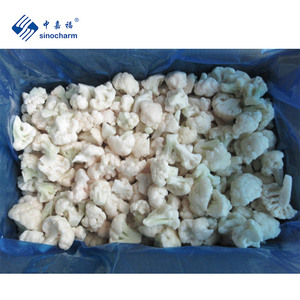 Sinoncharm Usine certifiée HALAL Prix de gros 1kg 3-5cm Légumes <span class=keywords><strong>IQF</strong></span> Chou-fleur blanc frais surgelés - Product Image 1