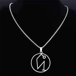 Nouveau Collier en Acier Inoxydable Archange Raphaël, Pendentif Arcange Uriel Sigil Aiguille Divine, Bijou - Product Image 6