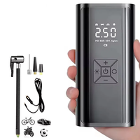 Compresseur d'air portable intelligent OGAS 12V avec affichage numérique, lampe de secours et batterie externe 6000 mAh pour voitures