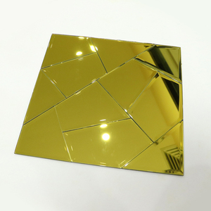 <span class=keywords><strong>12x12</strong></span> inch vát cạnh dính nghệ thuật chính tả gương tùy chỉnh kính hiện đại khảm gương gạch - Product Image 2