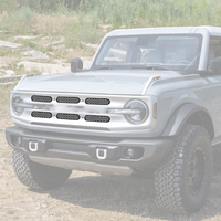 Grilles de calandre avant noires pour Ford Bronco 2 portes et 4 portes 2021-2026 – Amélioration de la garniture de calandre