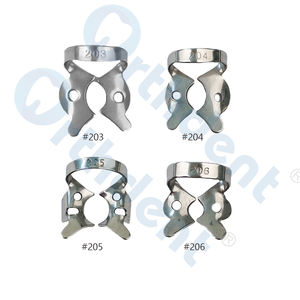 58 taglie dentarie morsetti per dighe in gomma endodontico restorativo supporto per telaio per molare teethsteel materiali orali - Product Image 2