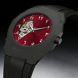 2026 Best-Selling Luxury OEM Men's Arabic Numerals Quartz Watch Analog Automatic Watch Men's Wrist Silicone Watch Waterproof - Product Image 4