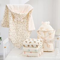 Couverture d'emmaillotage pour bébé en mousseline de coton 100% respirante de haute qualité – Serviette d'emmaillotage 100% coton pour bébé