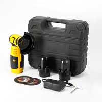 Meuleuse d'angle sans fil professionnelle industrielle 220-240V à moteur en cuivre, haute vitesse, mini, rechargeable, pour bricolage et polissage