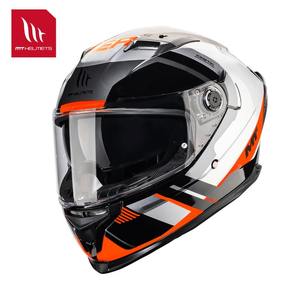 Nuevo Casco de Motocicleta MTHELMETS Español MT Racing, con Doble Visera Brillante, Integral, ABS, Alerón Grande, Homologado ECE, para Todas las Estaciones - Product Image 2